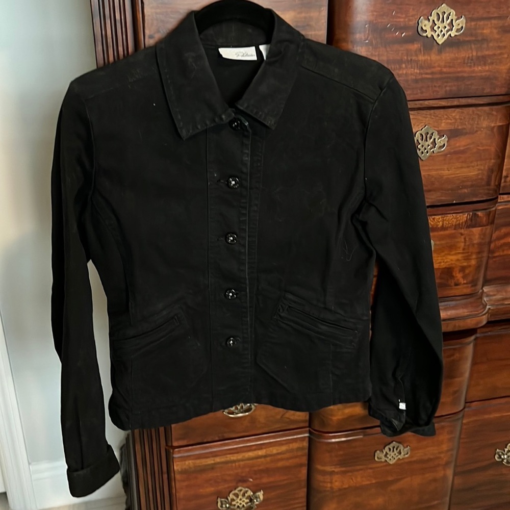 Chico’s Platinum Denim Jacket